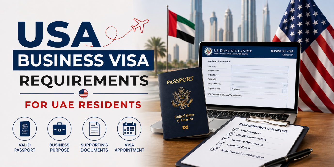 USA Business Visa Requirements for UAE Residents