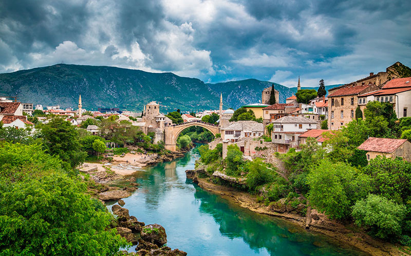 Stari Most Old Bridge Area Of Mostar City | Bosnia Herzegovina Tour Packages From Abu Dhabi